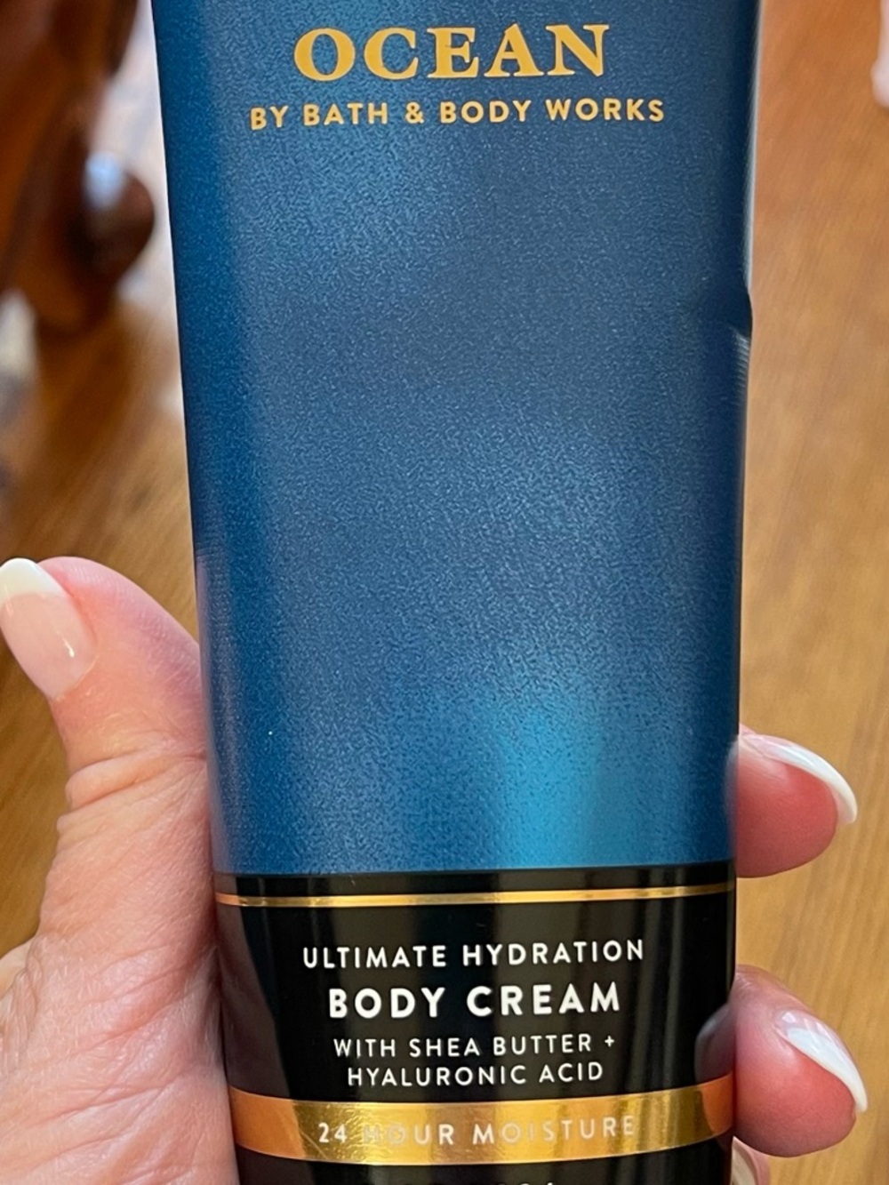 Bath & Body Works Ocean Men’s Hydrating Body Cream - Blue & Gold